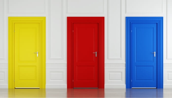 تفاوت درب سیملول با درب فریملس