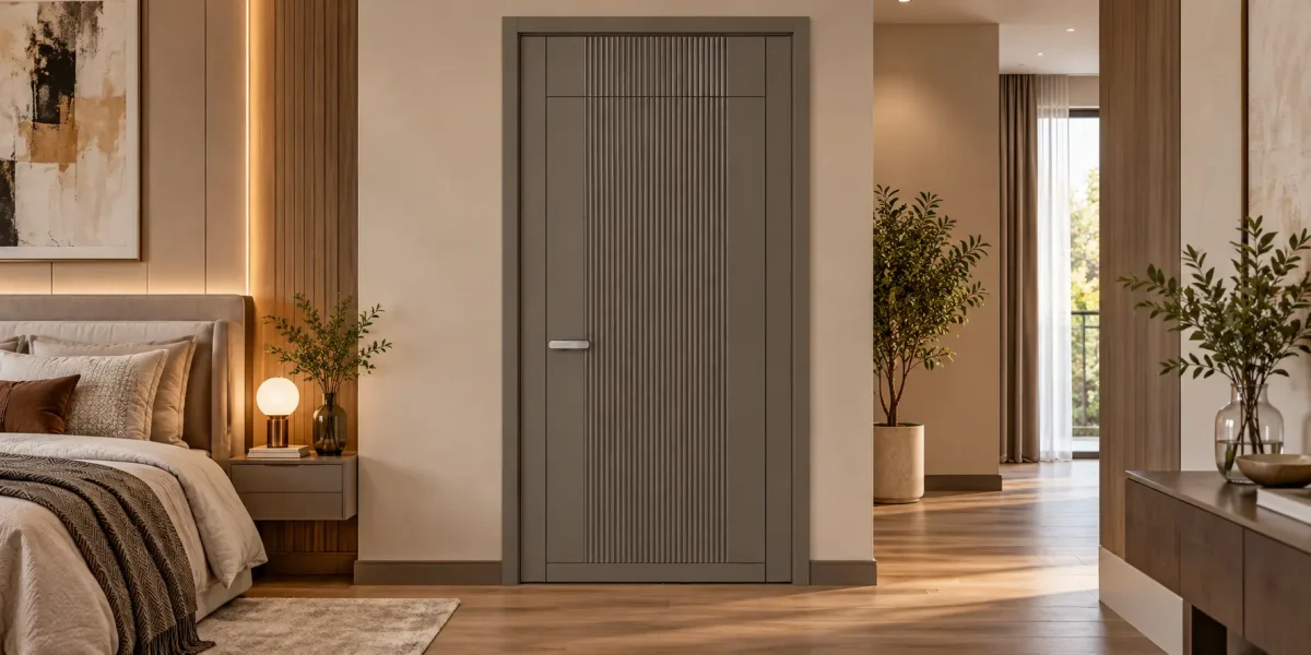 درب اتاق خواب مدرن سطح کاملاً خطی و مدرن p-421