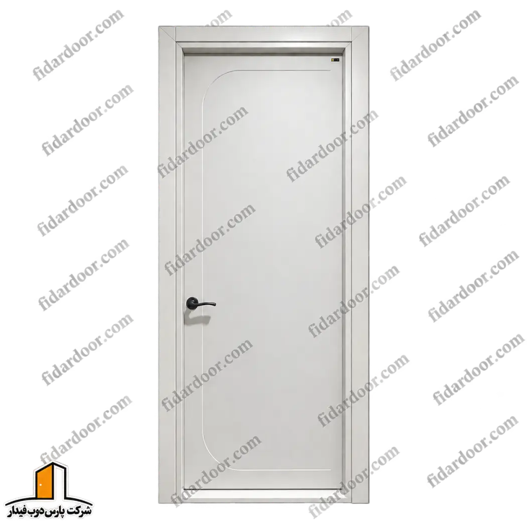 درب اتاق خواب مدرن فرم منحنی مینیمال429-p