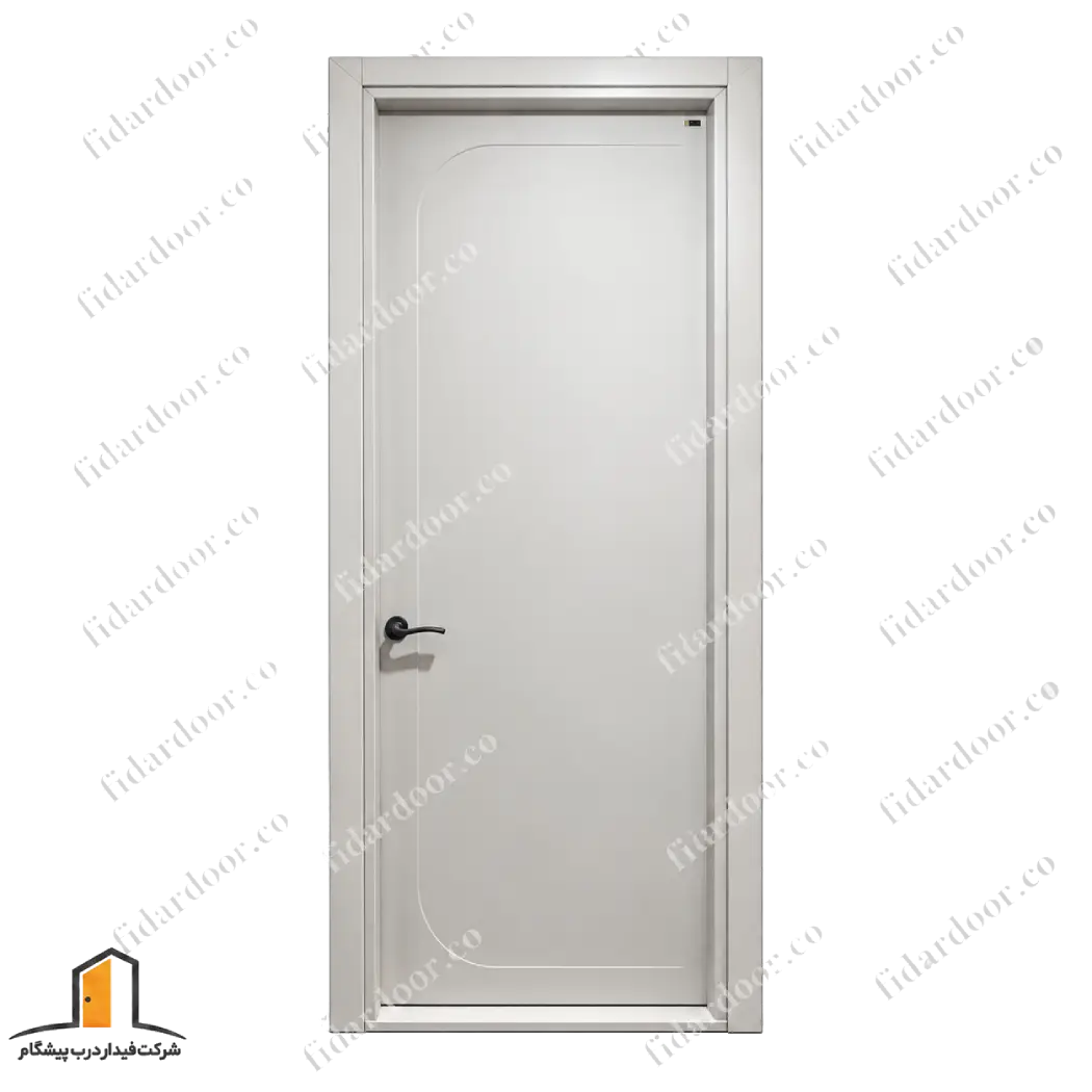 درب اتاق خواب مدرن فرم منحنی مینیمال429-p