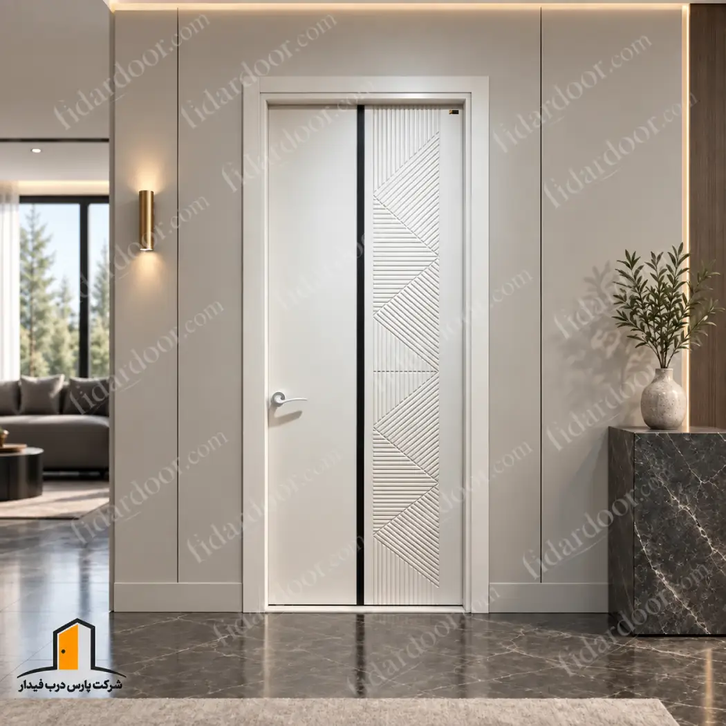 درب اتاق خواب مدرن طراحی هندسی مدرن 431-p