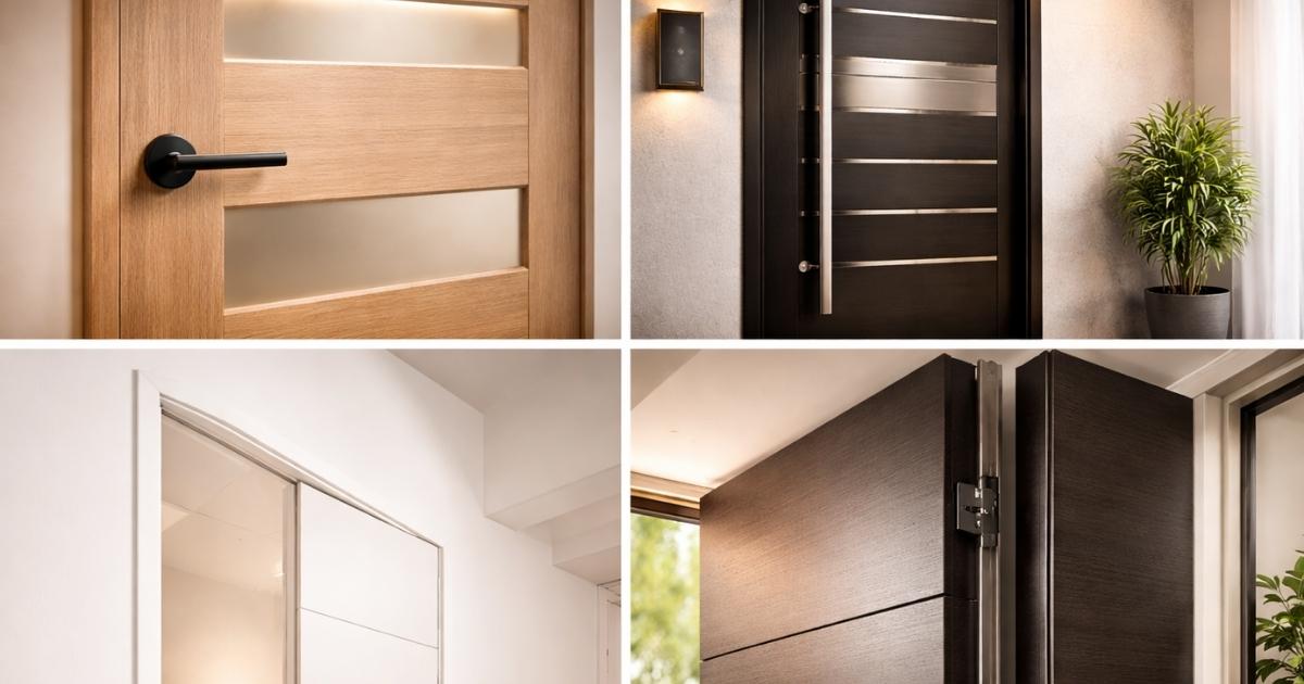 ویژگی‌های شاخص درب‌های مدرن