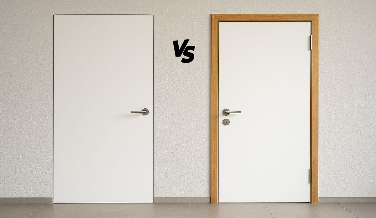 تفاوت درب سیم‌لول با درب فریم‌لس؛کدام گزینه برای شما مناسب‌تر است؟