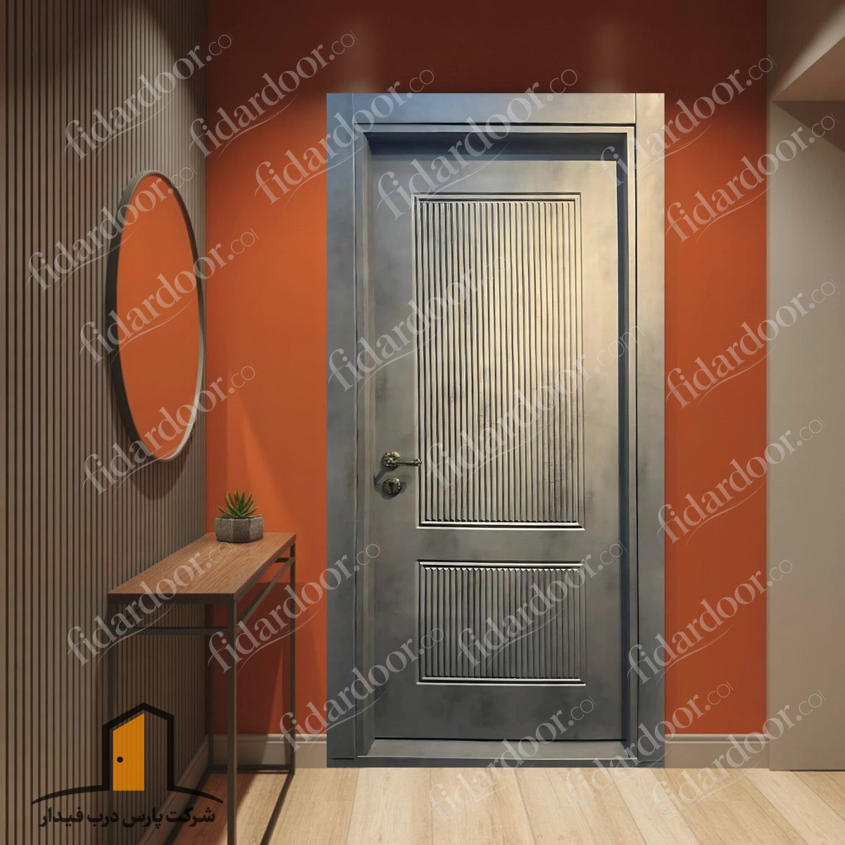 درب اتاق مدرن شیاری متمرکز فیدار p-343