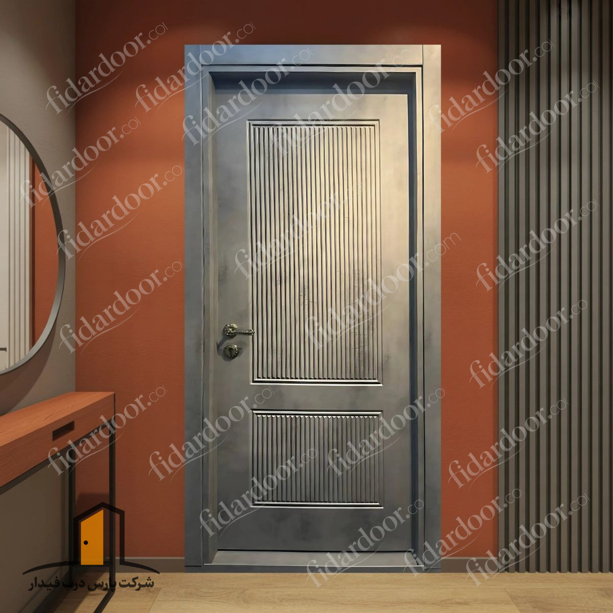درب اتاق مدرن شیاری متمرکز فیدار p-343