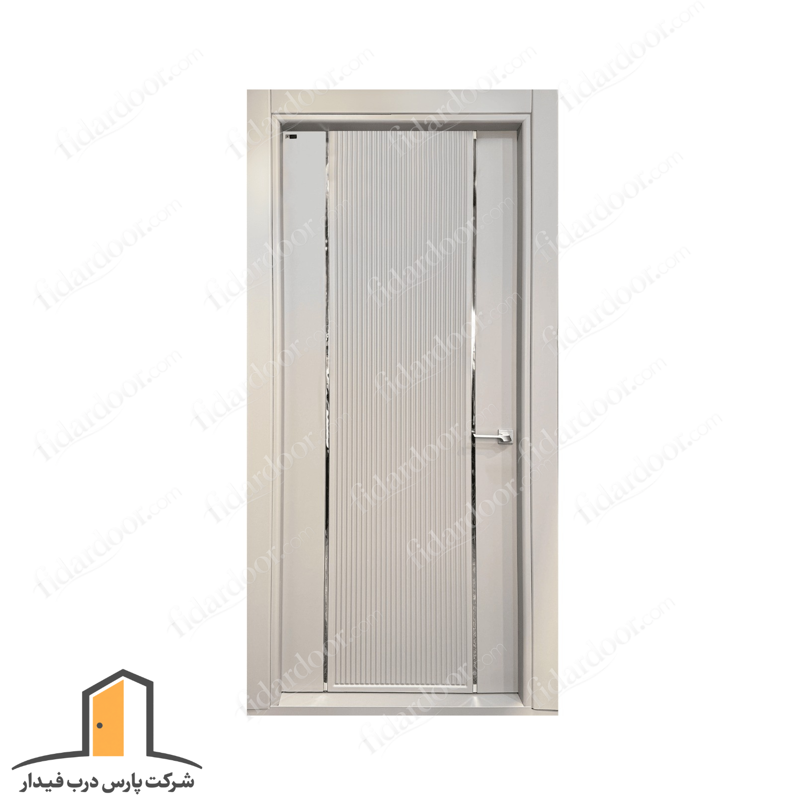 درب سرویس بهداشتی شیاری و استیل فیدار P-371