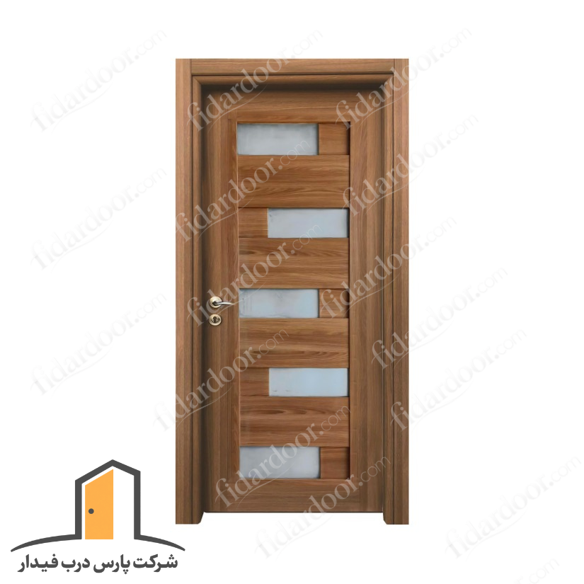 درب داخلی شیشه خور پازلی فیدار tw-30