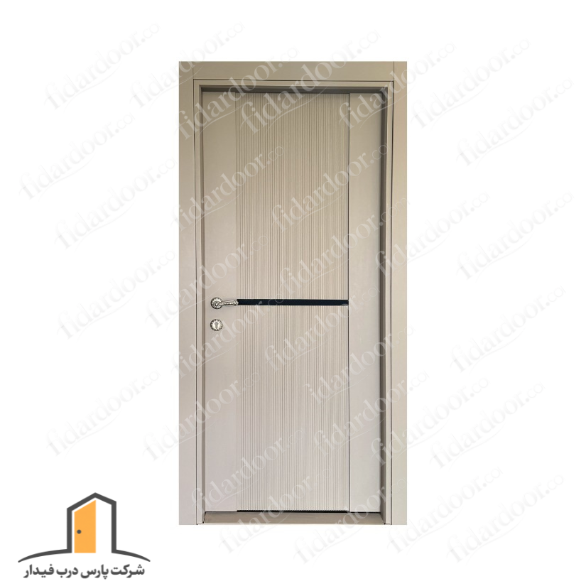 درب چوبی شیشه خور لوکس شیاری خاص فیدار tw-89