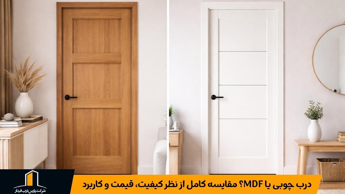 درب چوبی یا MDF