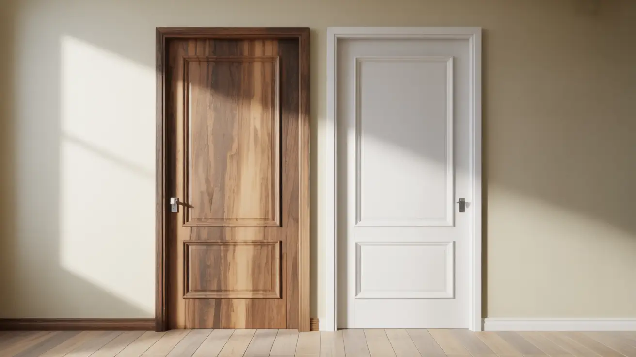 light and space of interior door