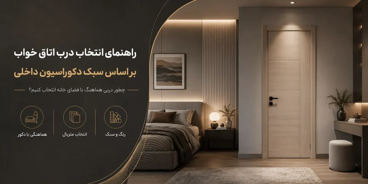 اصول هماهنگی درب اتاق خواب با معماری و دکوراسیون داخلی